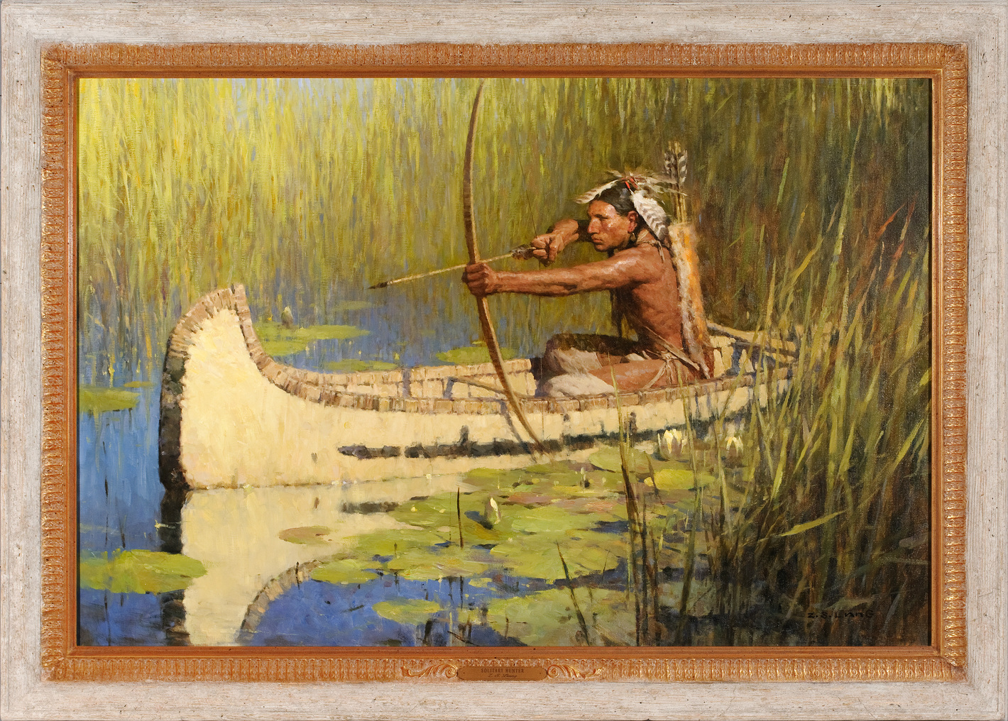 Coeur d’Alene Art Auction – Z. S. Liang, Solitary Hunter (2006)