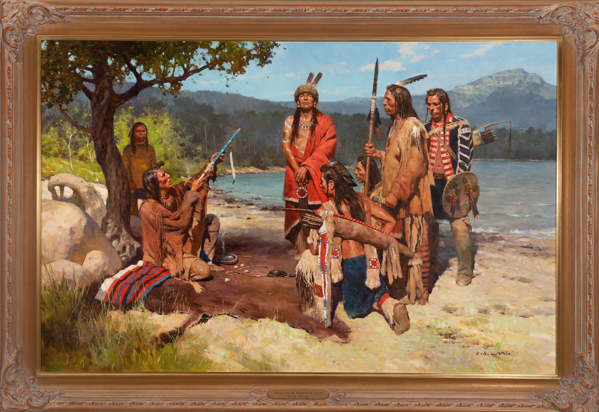 Coeur d’Alene Art Auction – Z. S. Liang, Beseeching the Underwater ...